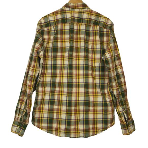 Vintage J.Crew Men's Long Sleeve Button-Down Shirt Size Medium Plaid EUC - Picture 6 of 9